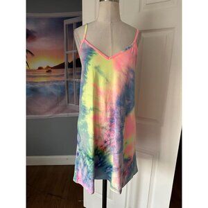 NWT Zanzea Collection Tie Dye spaghetti strap Dress sz 12